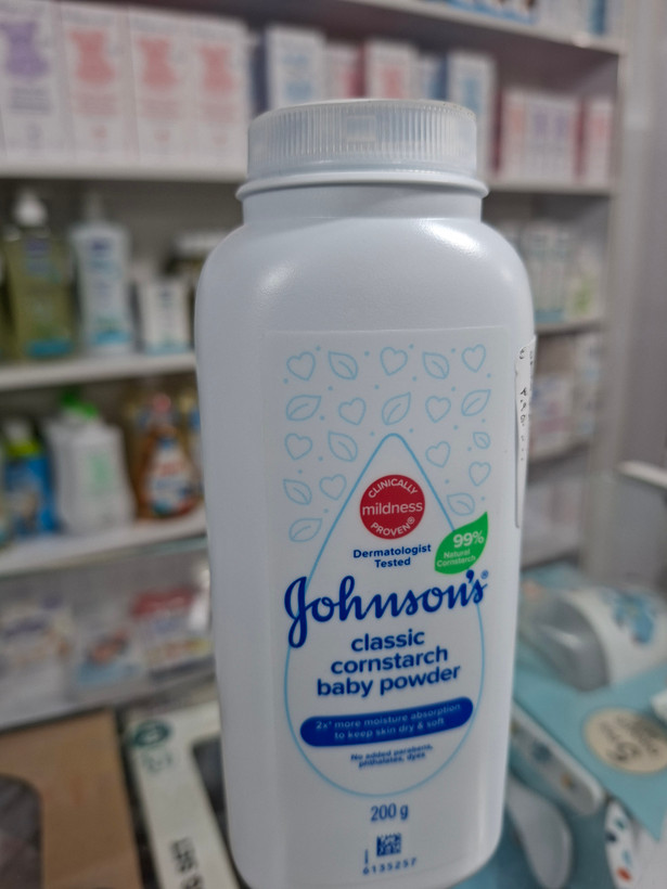 پودر بچه ضد حساسیت جانسون Johnsons حجم 200 میل انقضا 2028